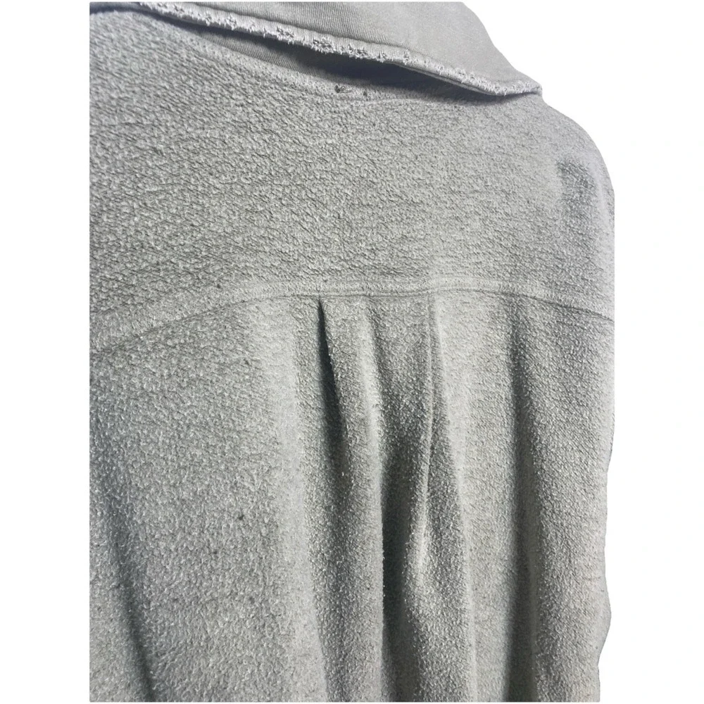 Free People Ruby Oversized Shirt Jacket in Greyed Olive Size Medium Retail: $128